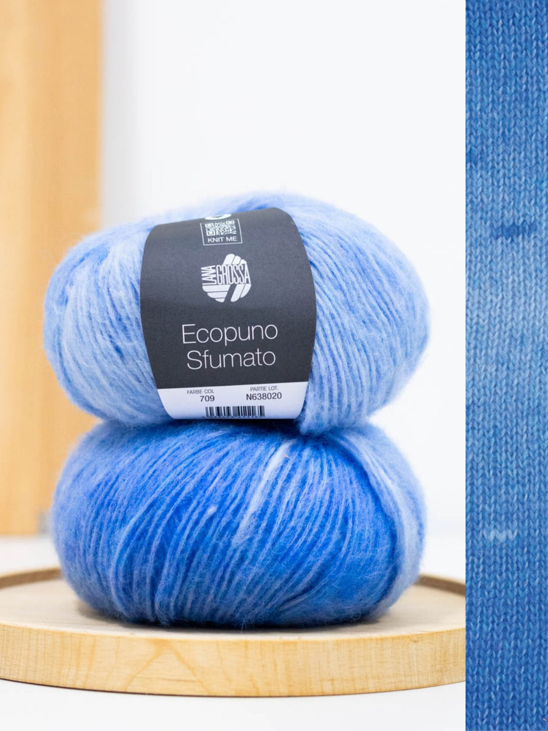 Ecopuno Sfumato 709 Blau/Himmelblau
