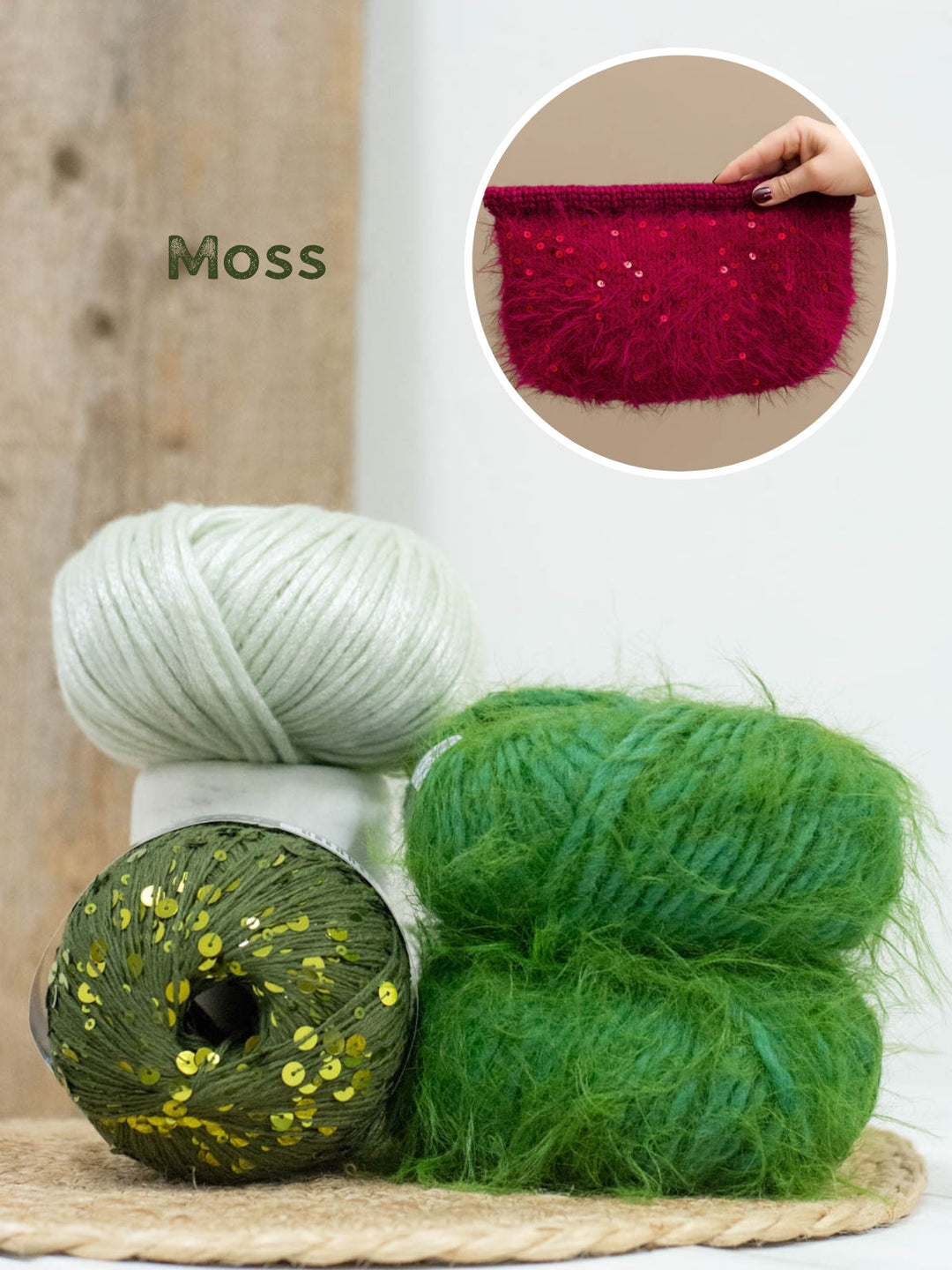 Strick- und Häkelpaket Basta Cosmo Handtasche