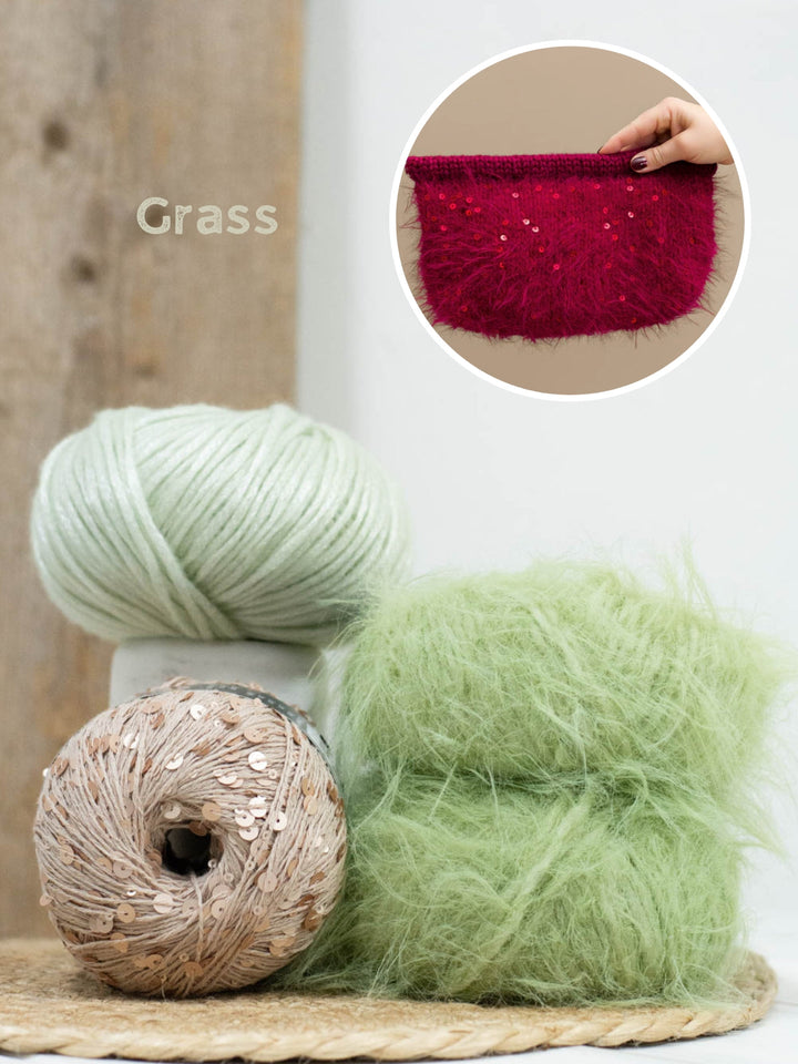 Strick- und Häkelpaket Basta Cosmo Handtasche