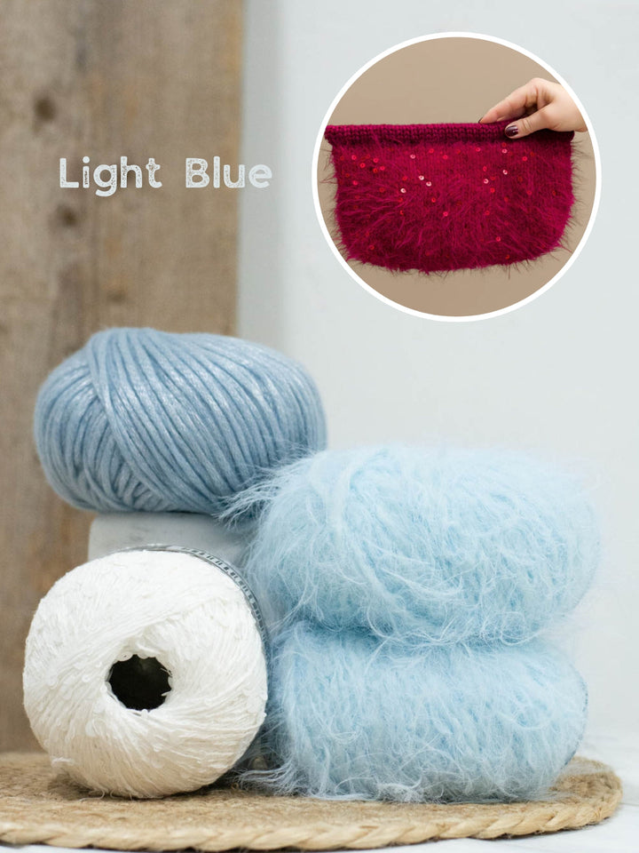 Strick- und Häkelpaket Basta Cosmo Handtasche