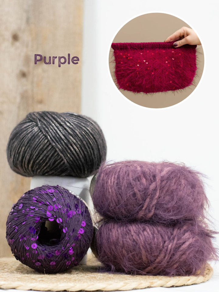 Strick- und Häkelpaket Basta Cosmo Handtasche