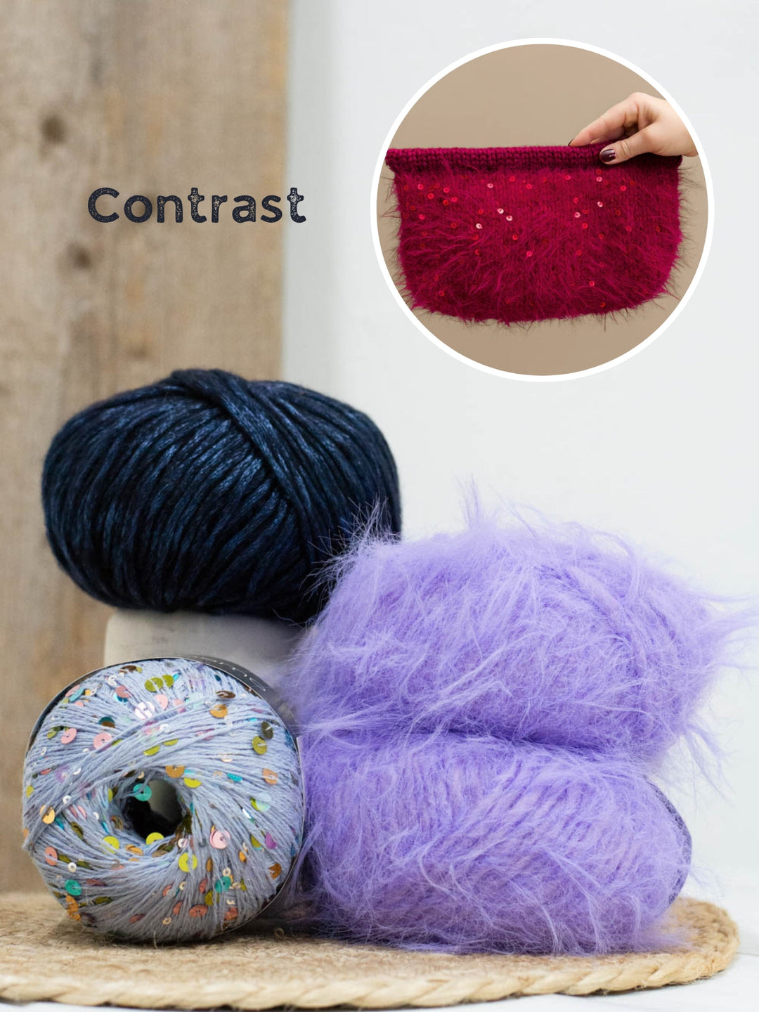 Strick- und Häkelpaket Basta Cosmo Handtasche