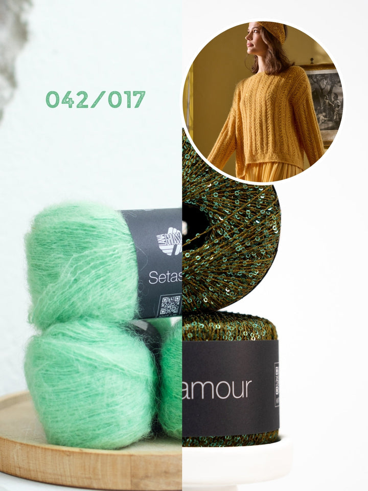 Strickpaket Setasuri Glamour Pullover