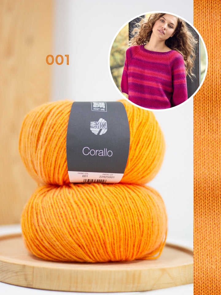 Strickpaket Corallo Kurzarm Pullover