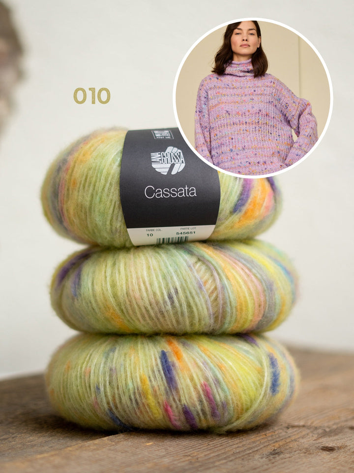 Strickpaket Cassata Rollkragenpullover