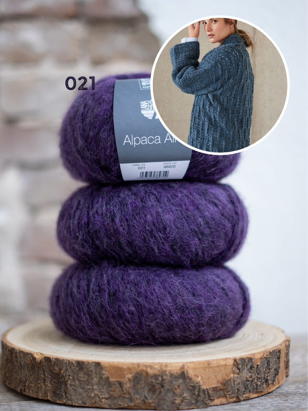 Häkelpaket Alpaca Air II Jacke