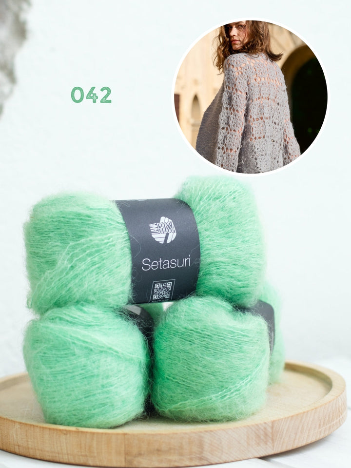 Häkelpaket Setasuri Granny Jacke