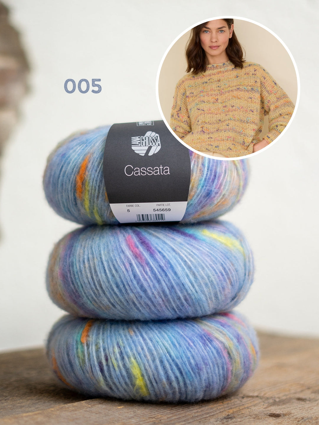 Strickpaket Cassata Strukturpullover