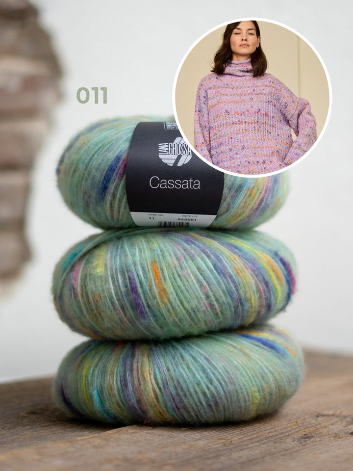 Strickpaket Cassata Rollkragenpullover