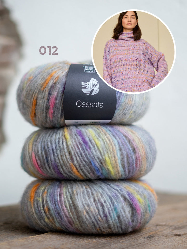 Strickpaket Cassata Rollkragenpullover