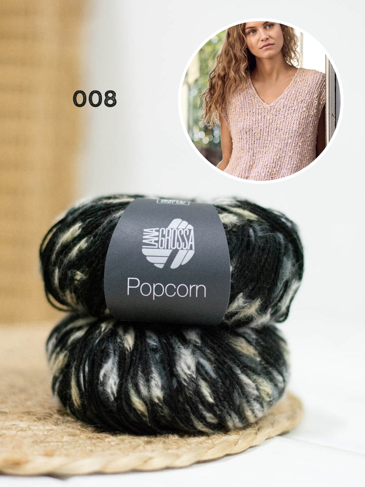 Strickpaket Popcorn Pullunder