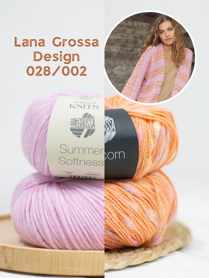 Strickpaket Summer Softness Popcorn Kimono