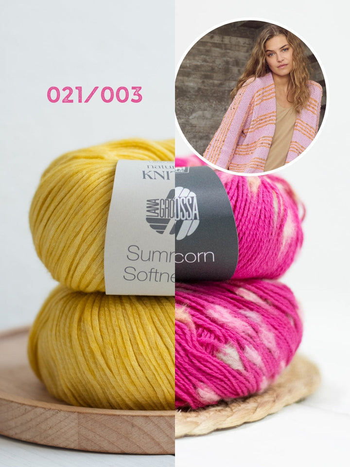 Strickpaket Summer Softness Popcorn Kimono