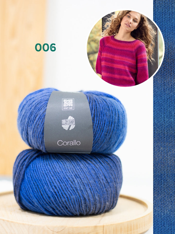 Strickpaket Corallo Kurzarm Pullover