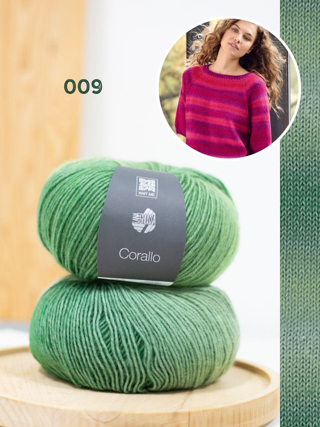 Strickpaket Corallo Kurzarm Pullover