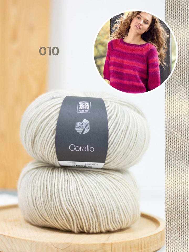 Strickpaket Corallo Kurzarm Pullover