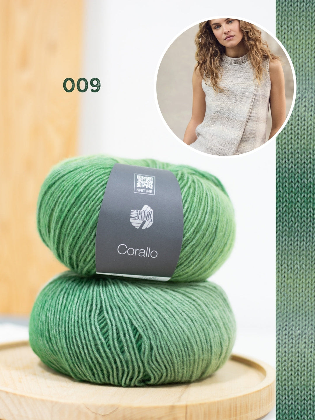 Strickpaket Corallo asymmetrisches Top