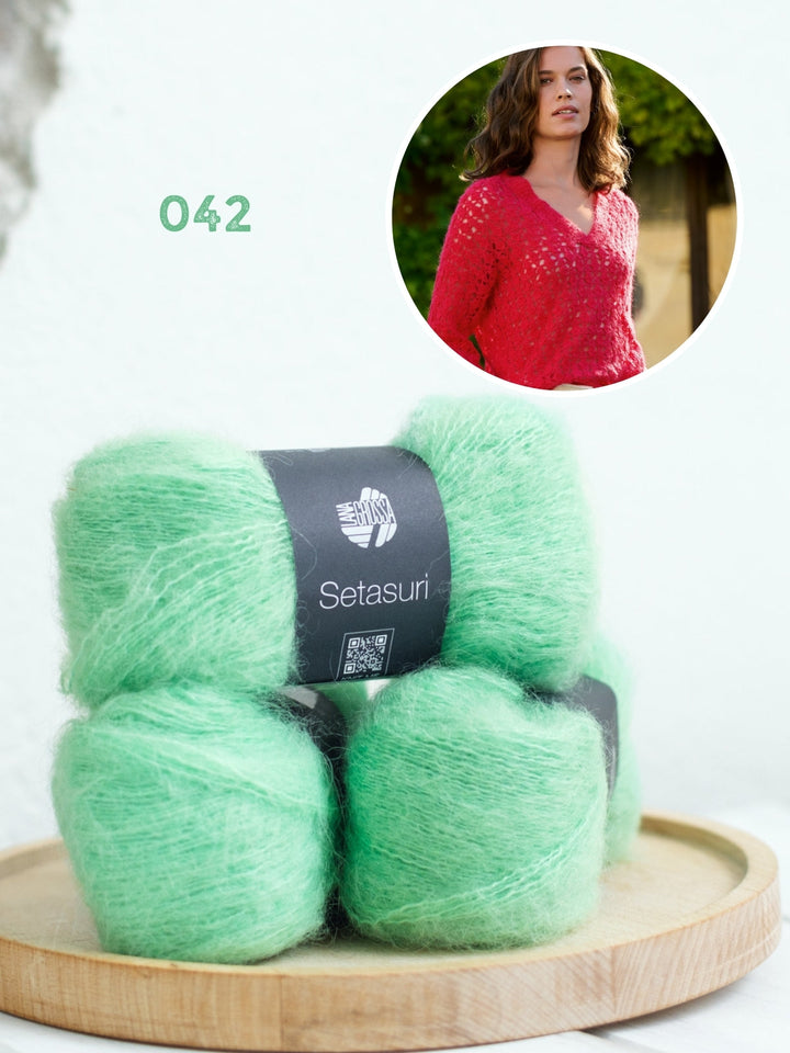 Häkelpaket Setasuri Pulli