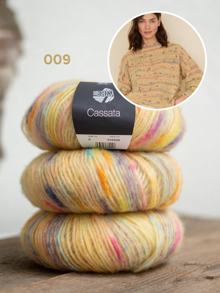 Strickpaket Cassata Strukturpullover