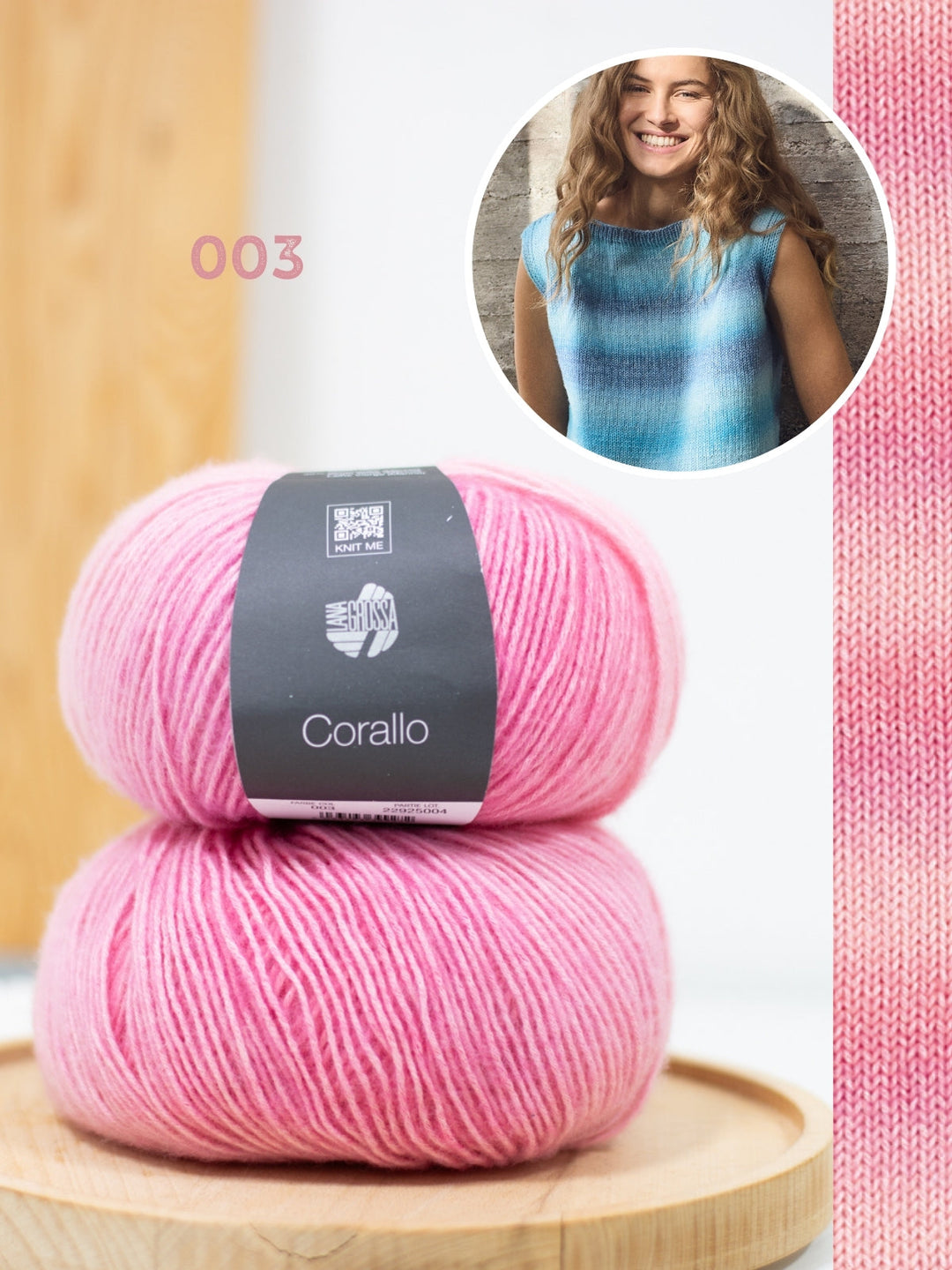 Strickpaket Corallo Pullunder
