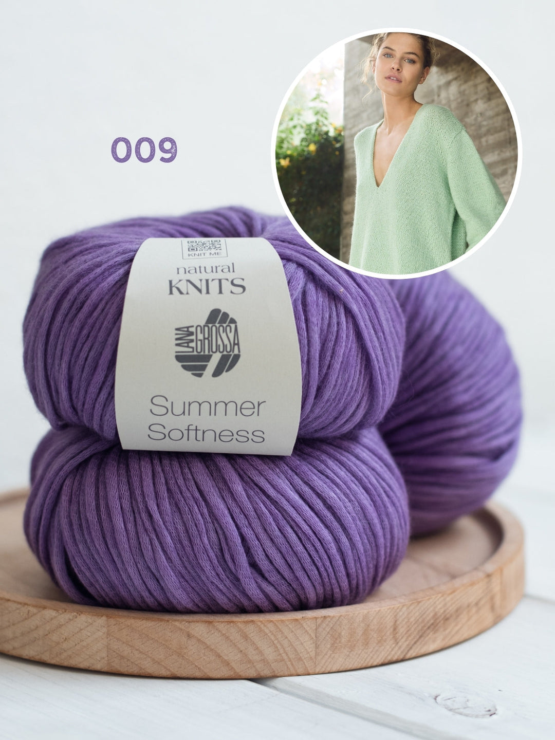Strickpaket Summer Softness Tunika mit V-Ausschnitt