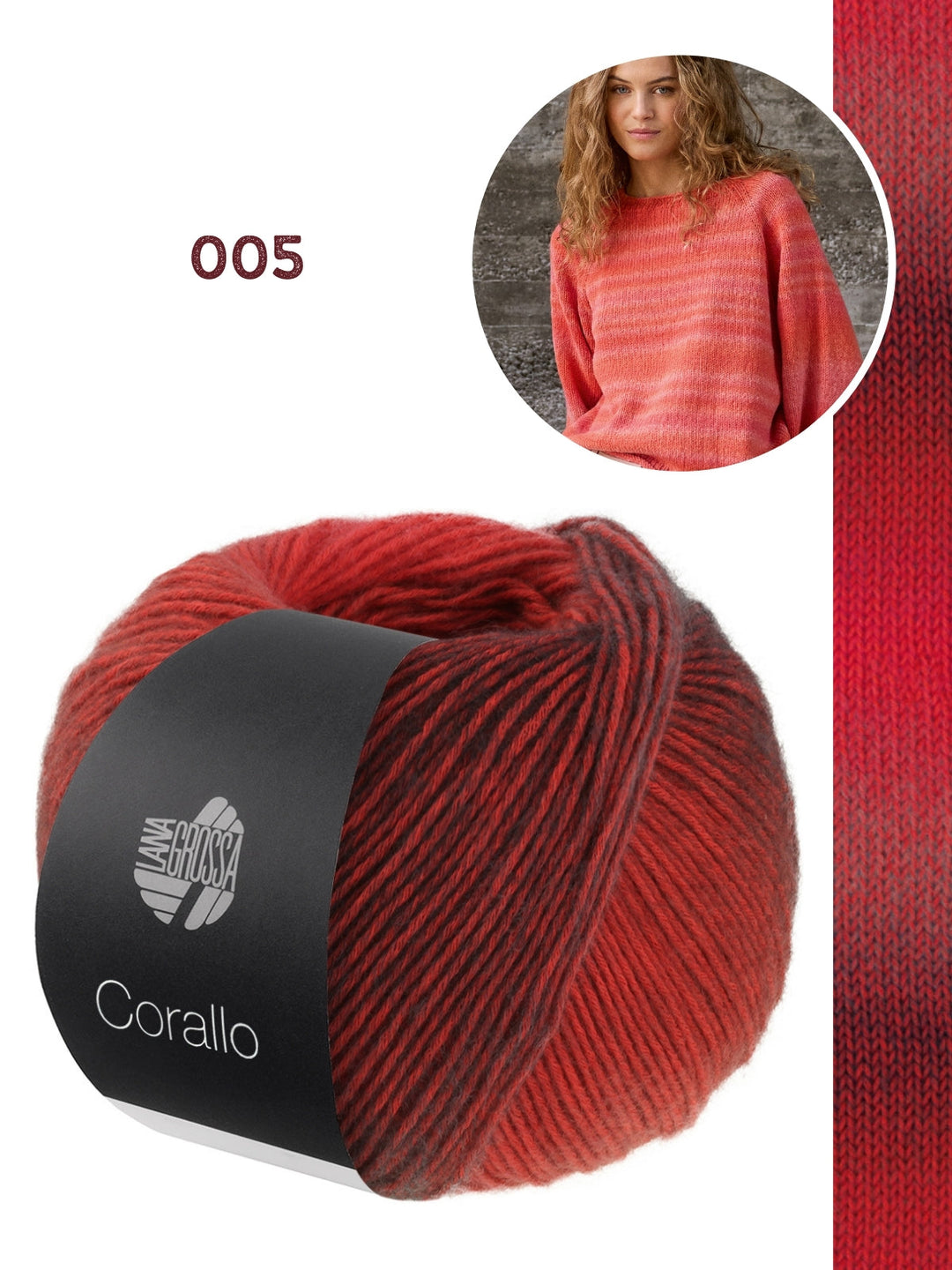 Strickpaket Corallo Pullover