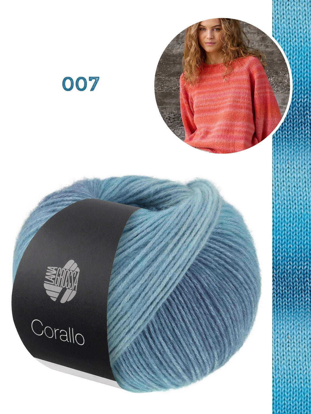 Strickpaket Corallo Pullover