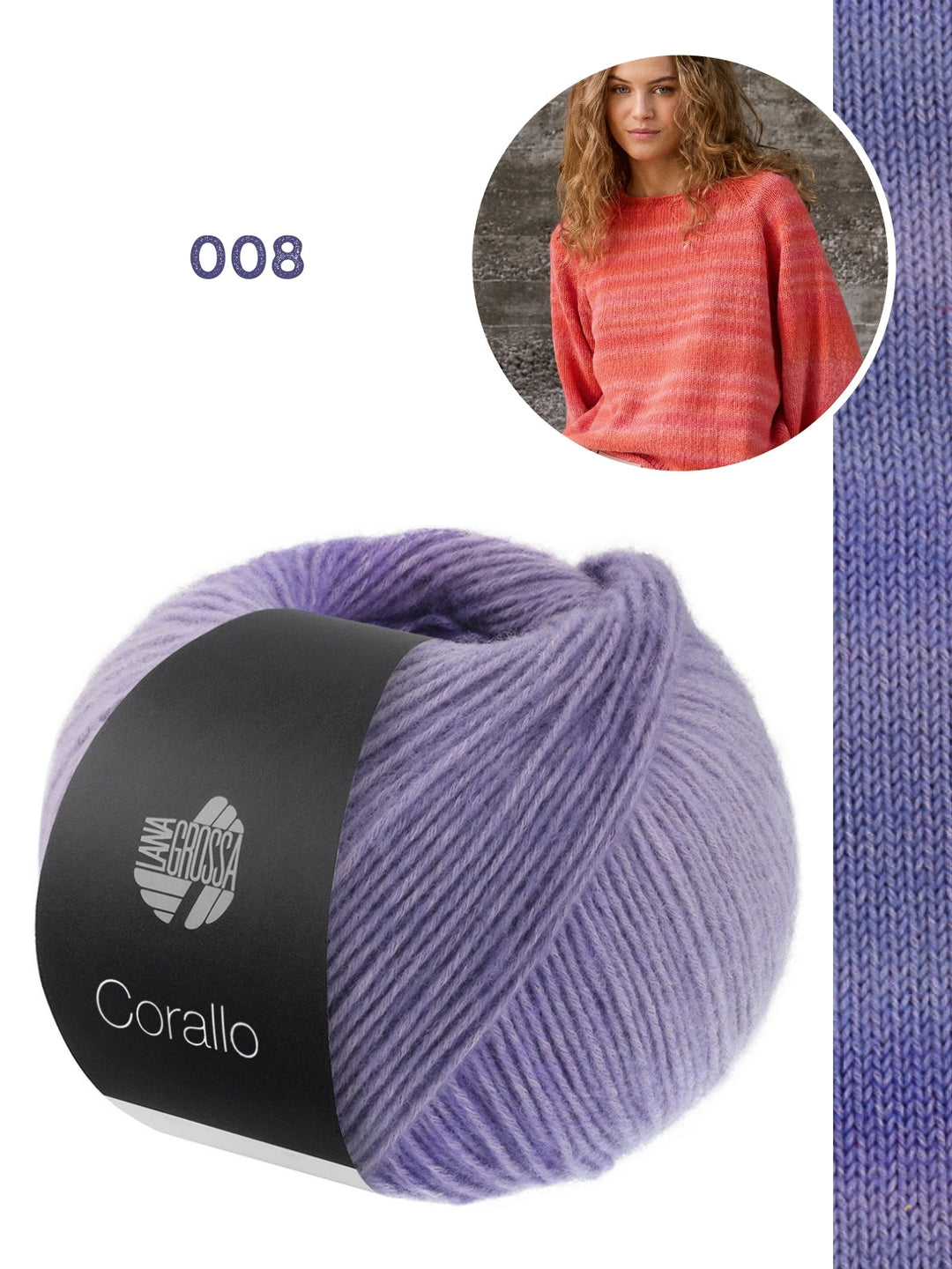 Strickpaket Corallo Pullover