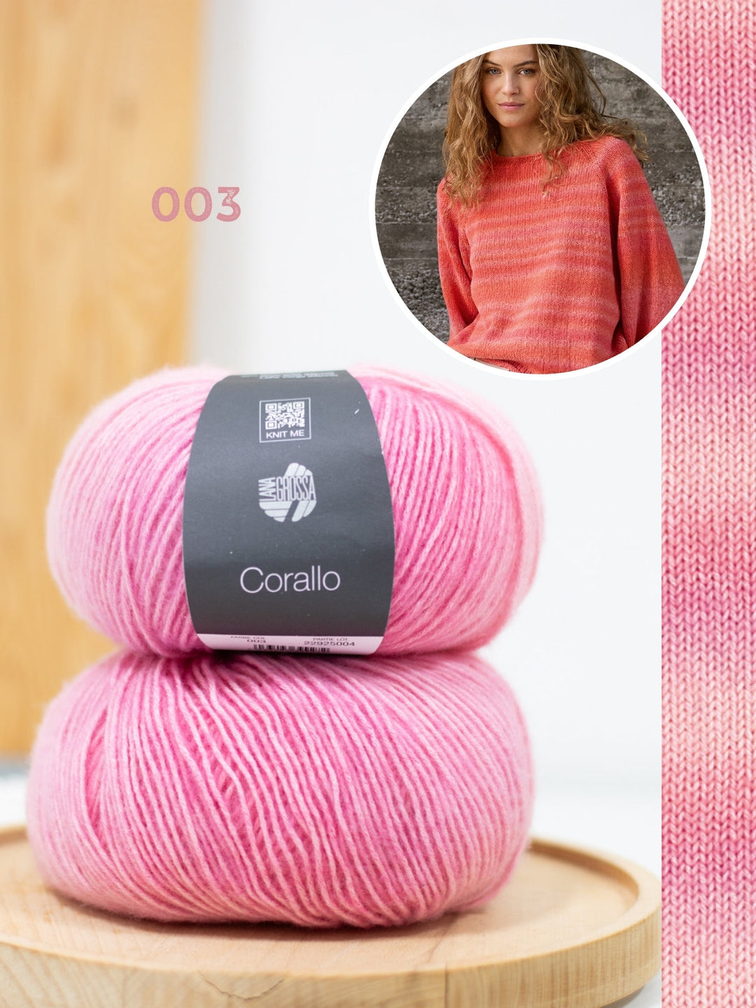 Strickpaket Corallo Pullover