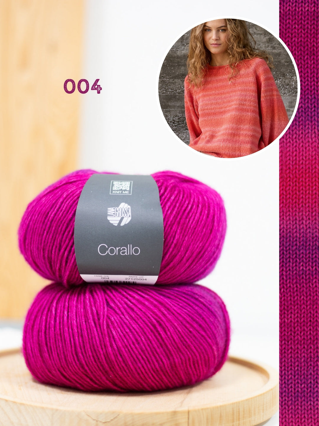 Strickpaket Corallo Pullover
