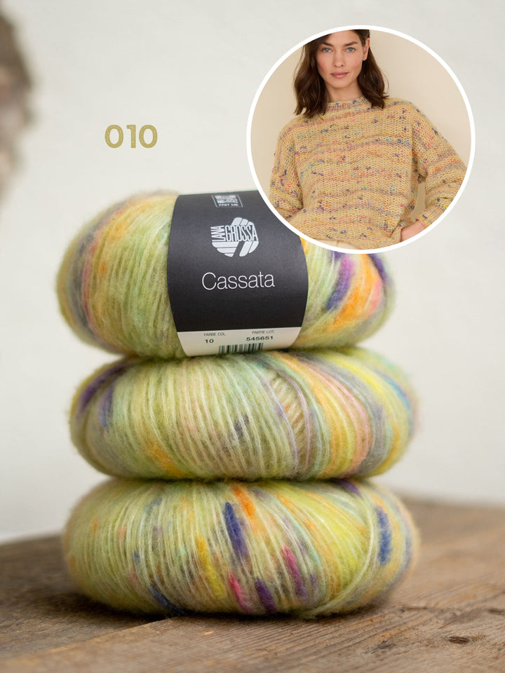 Strickpaket Cassata Strukturpullover