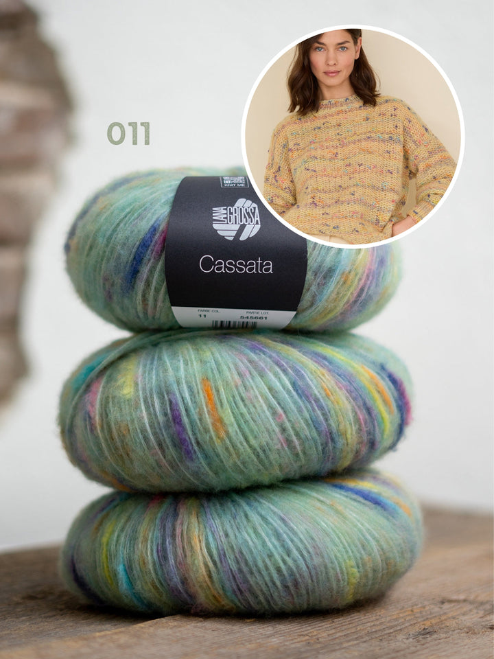 Strickpaket Cassata Strukturpullover