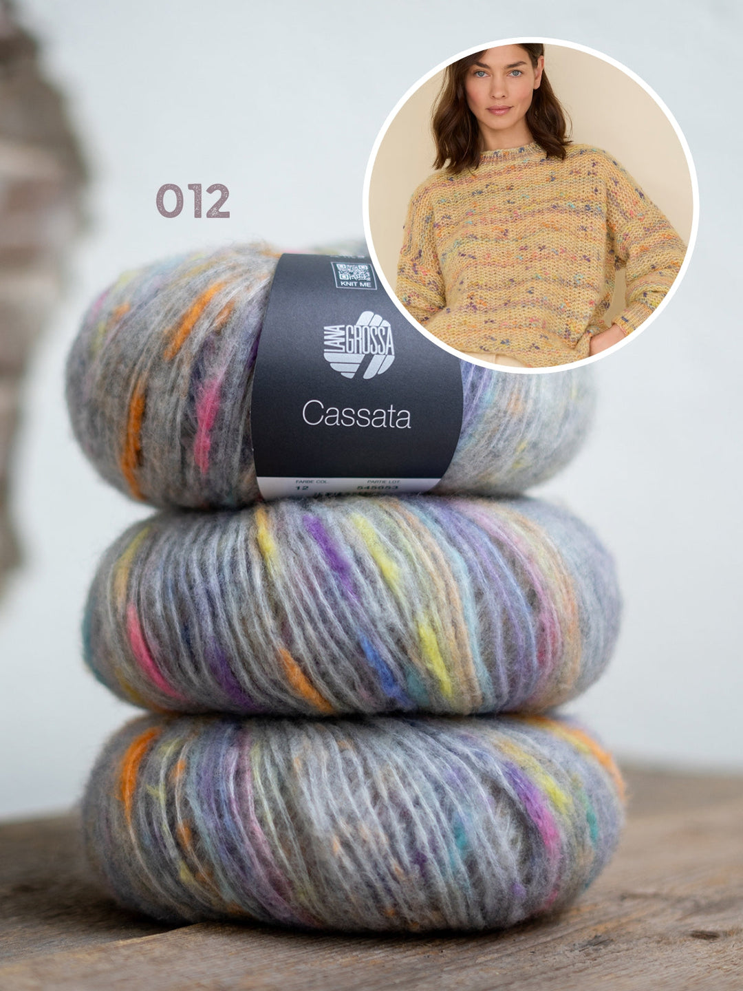 Strickpaket Cassata Strukturpullover
