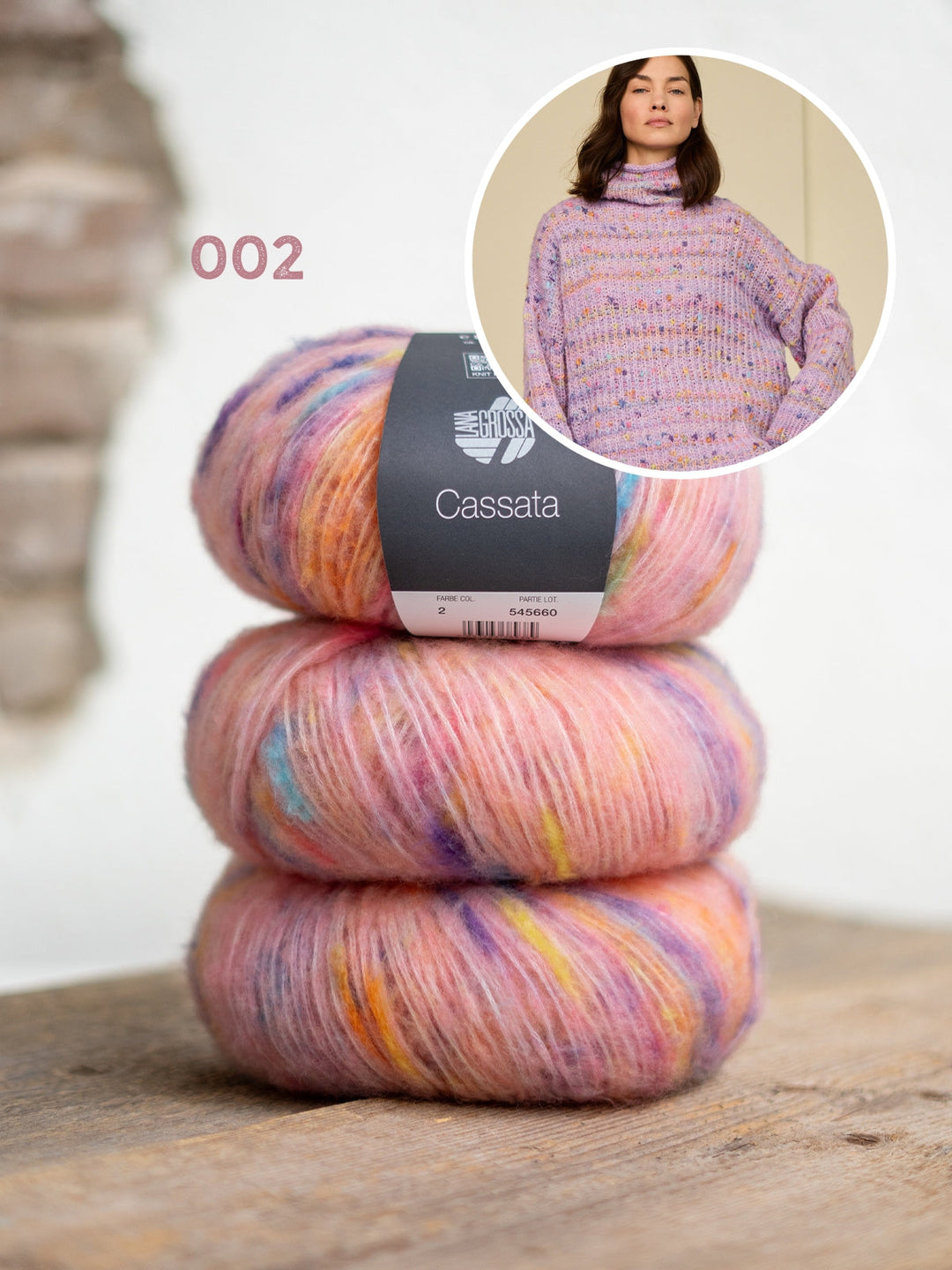 Strickpaket Cassata Rollkragenpullover