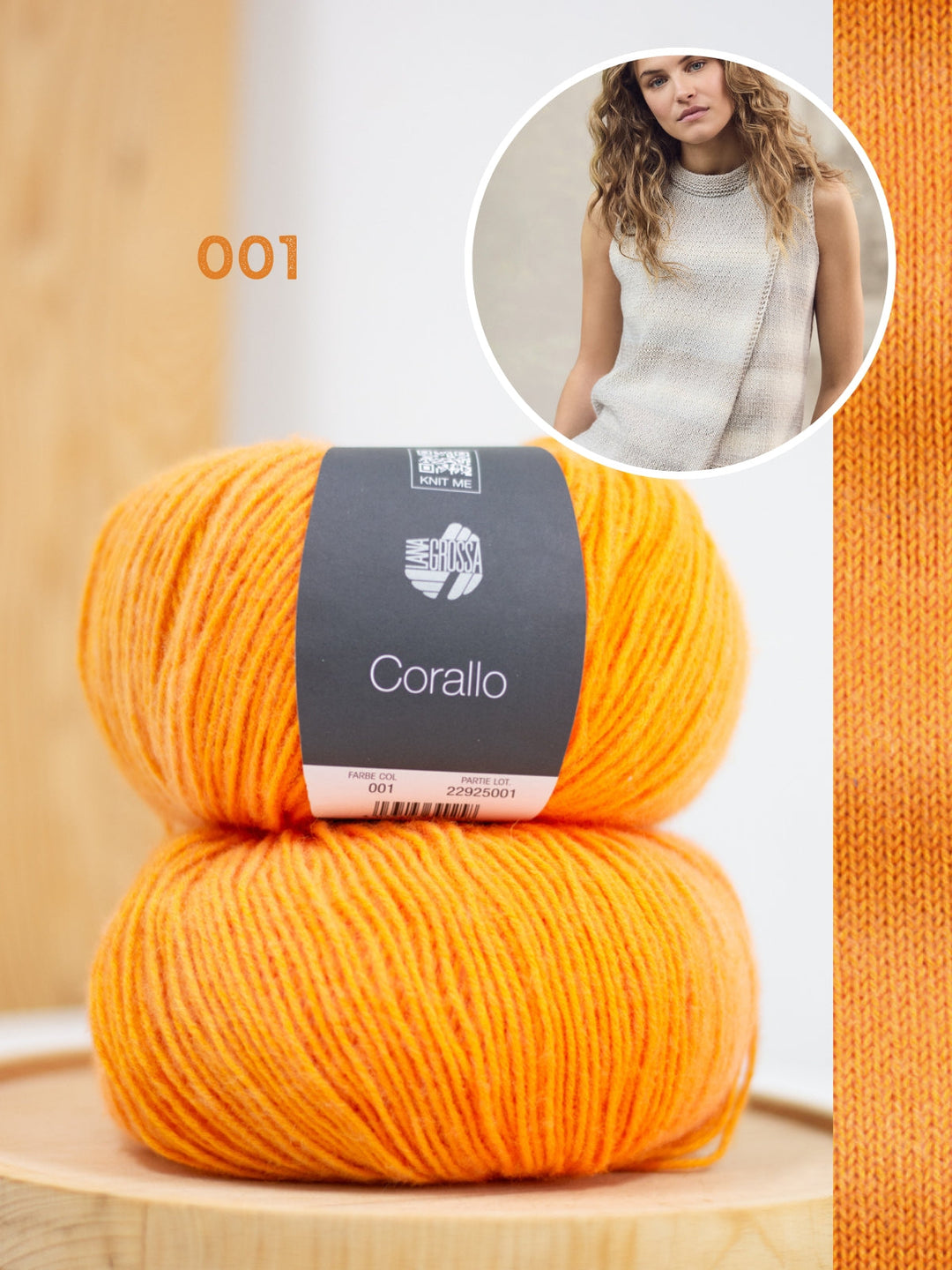 Strickpaket Corallo asymmetrisches Top