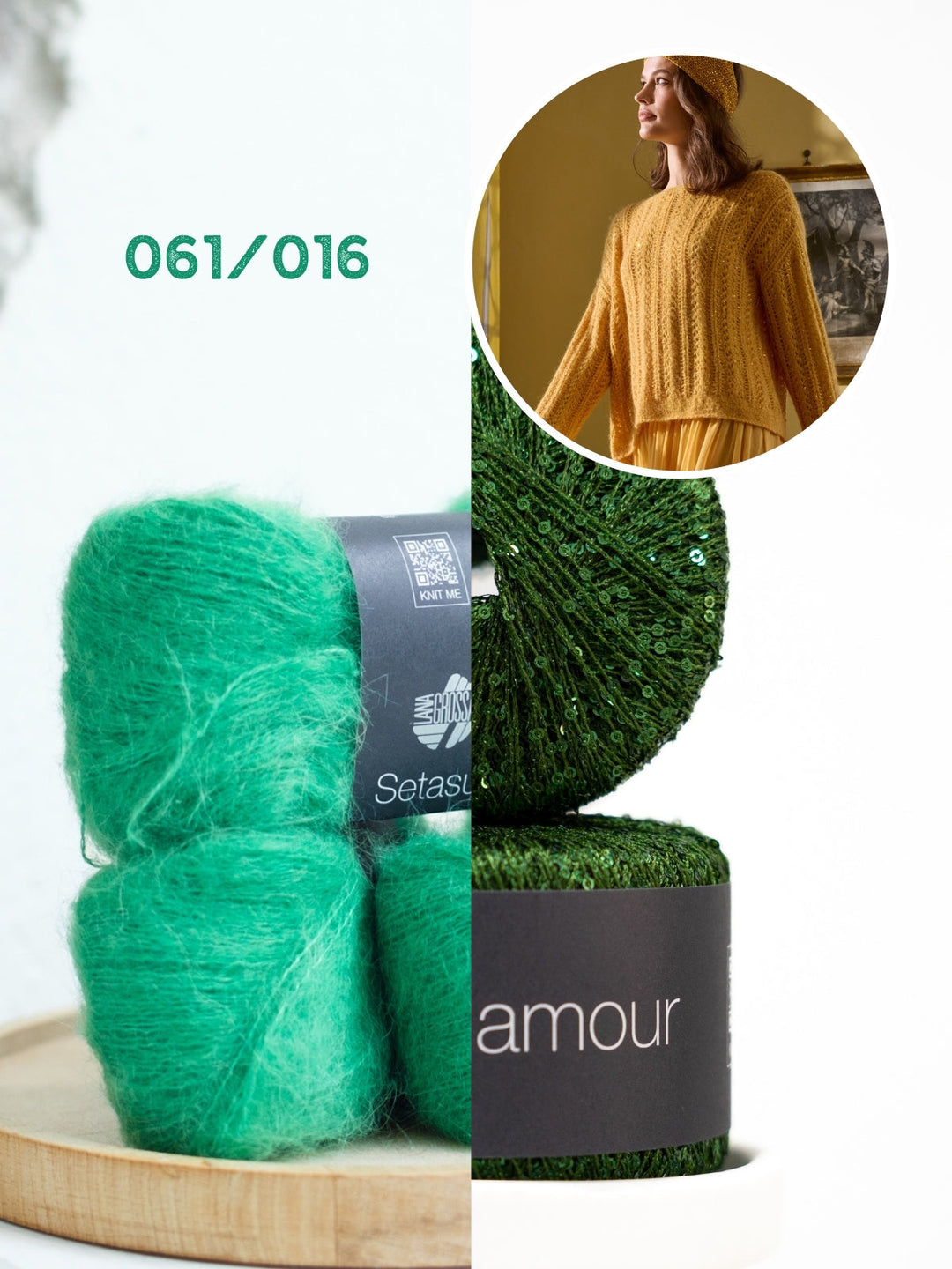 Strickpaket Setasuri Glamour Pullover