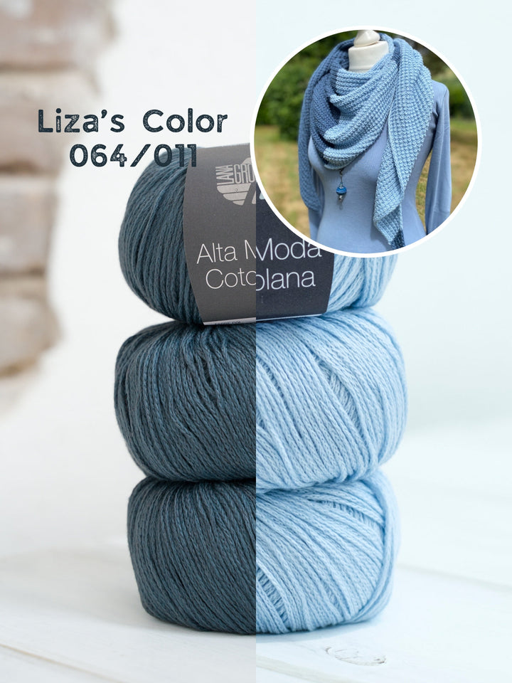 Strickpaket Lizas Tuch Auszeit