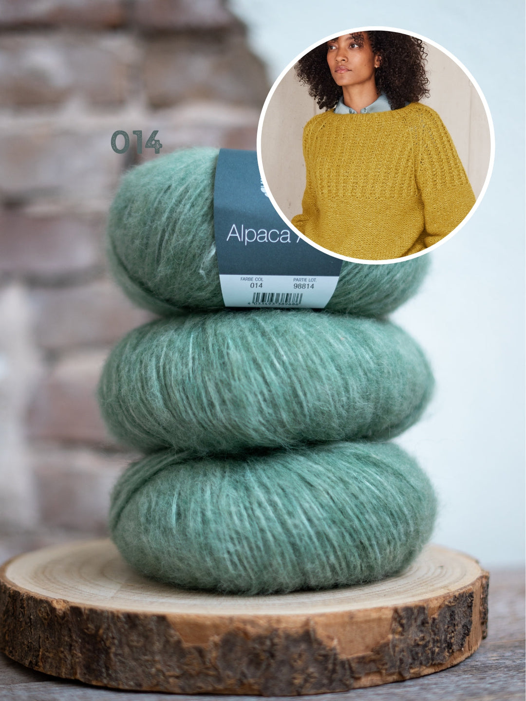 Strickpaket Alpaca Air II Top-down Raglanpullover