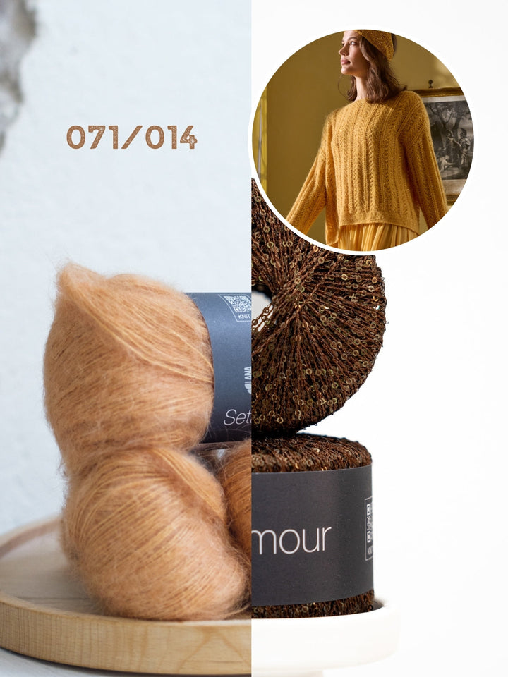 Strickpaket Setasuri Glamour Pullover