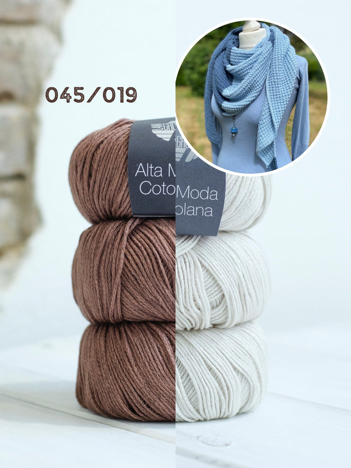 Strickpaket Lizas Tuch Auszeit