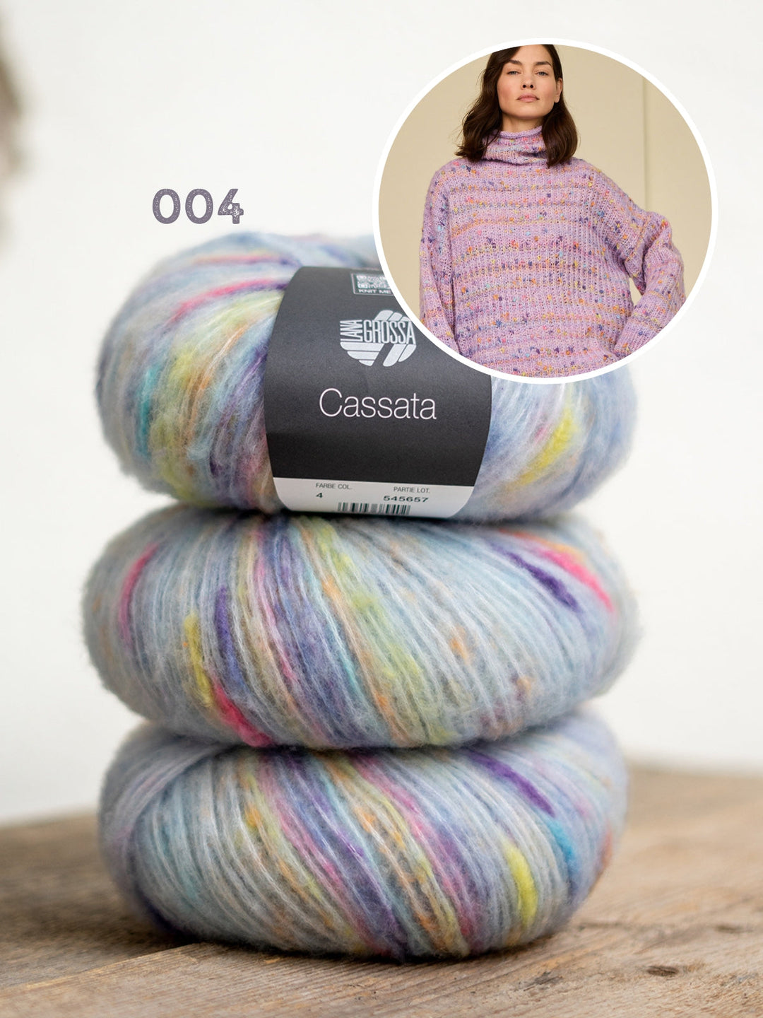 Strickpaket Cassata Rollkragenpullover