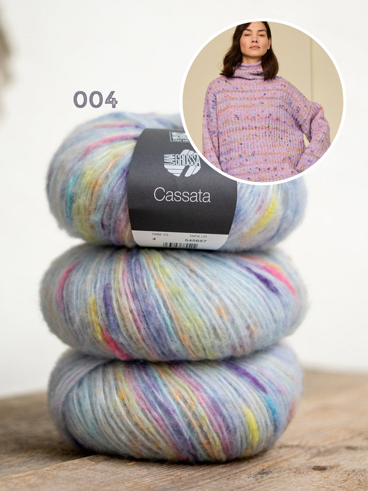 Strickpaket Cassata Rollkragenpullover