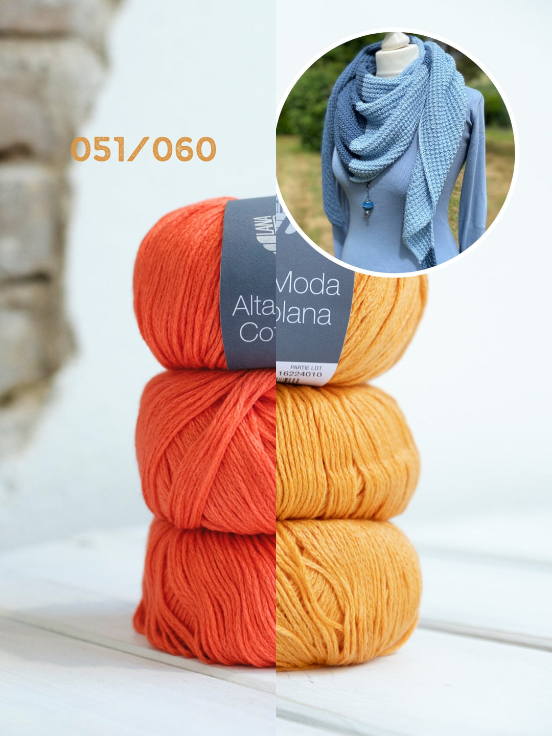 Strickpaket Lizas Tuch Auszeit