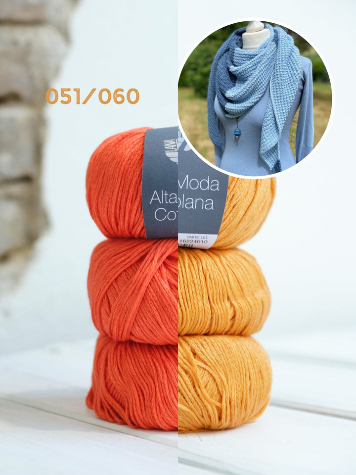 Strickpaket Lizas Tuch Auszeit
