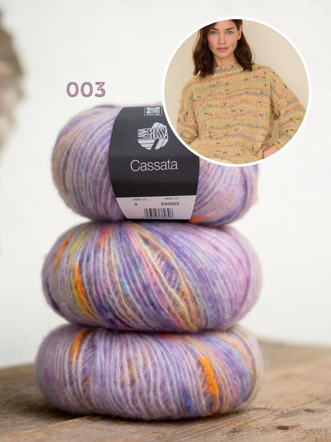 Strickpaket Cassata Strukturpullover