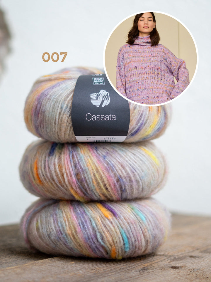 Strickpaket Cassata Rollkragenpullover