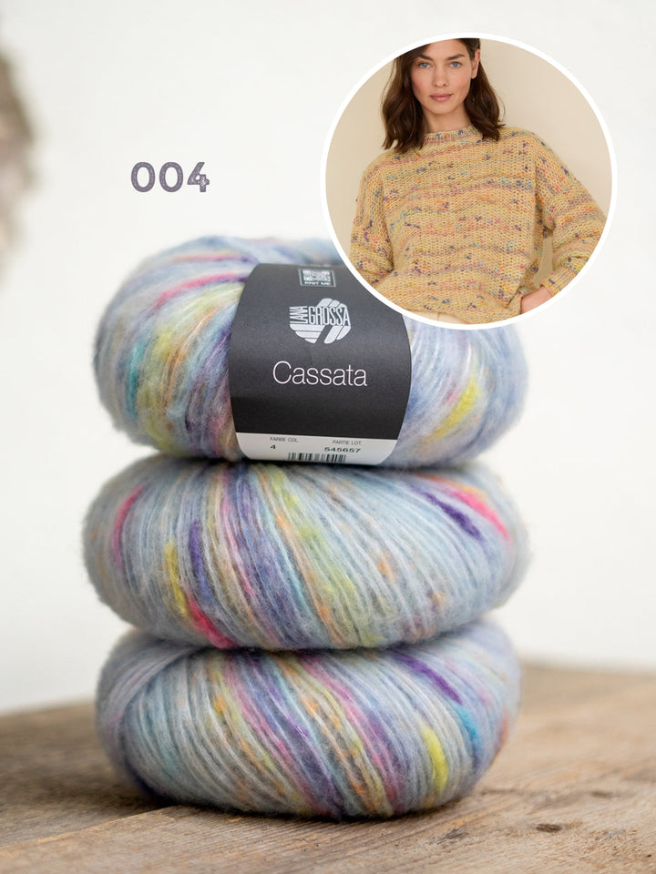 Strickpaket Cassata Strukturpullover