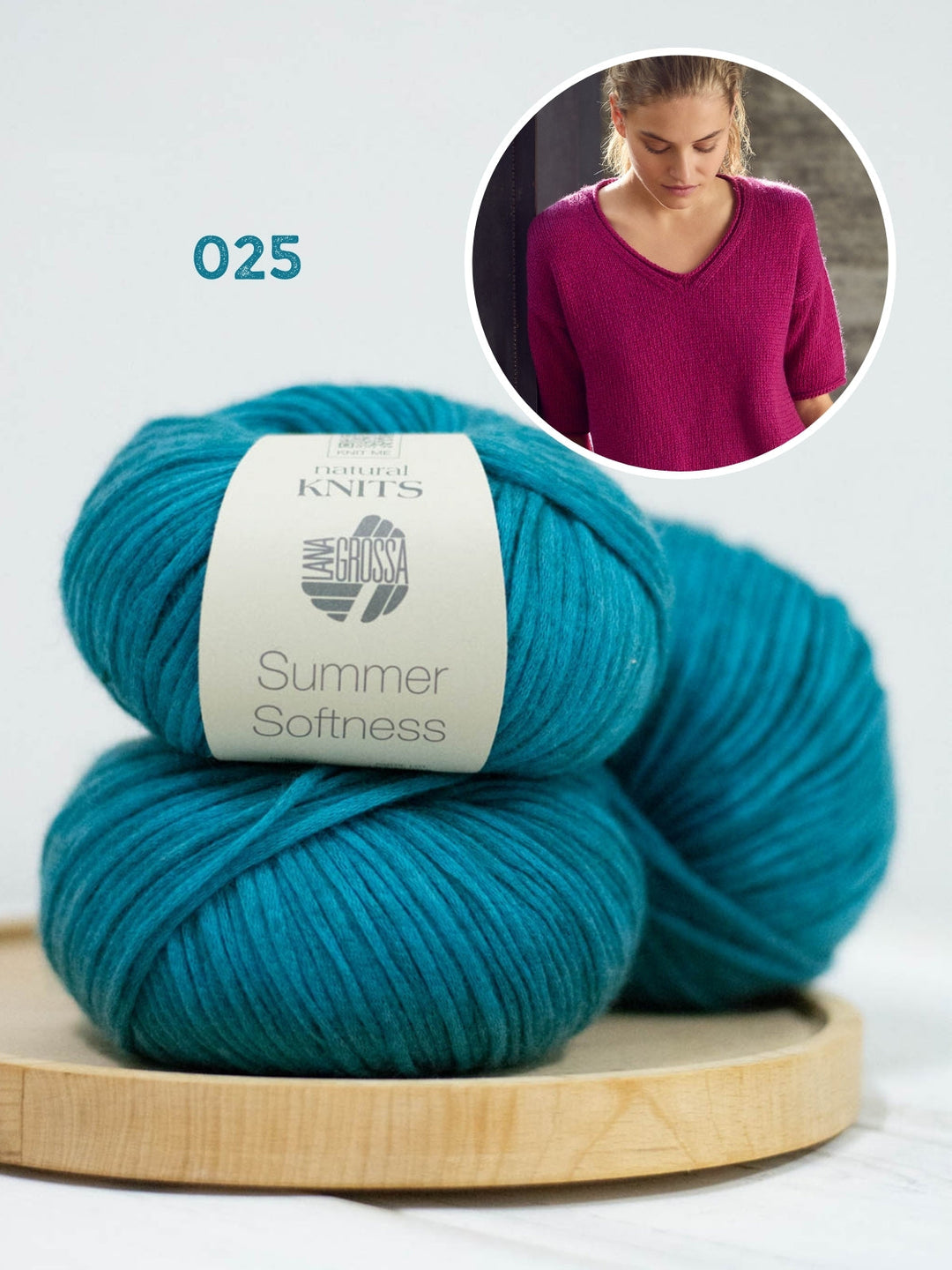 Strickpaket Summer Softness V-Ausschnitt Shirt
