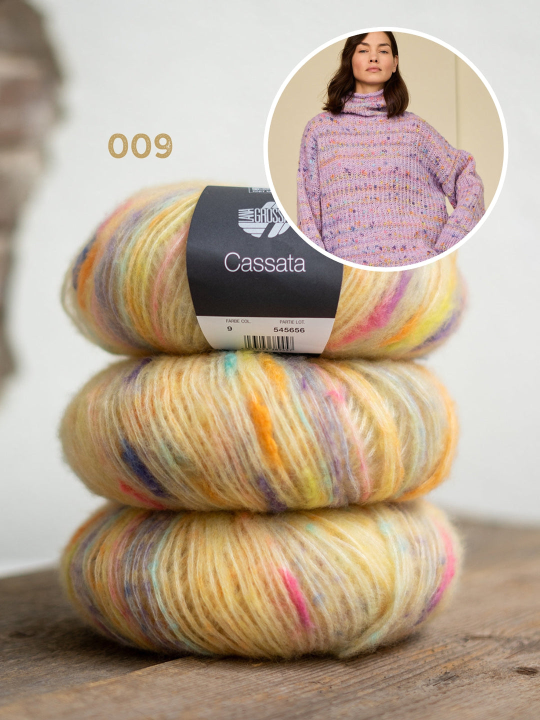 Strickpaket Cassata Rollkragenpullover