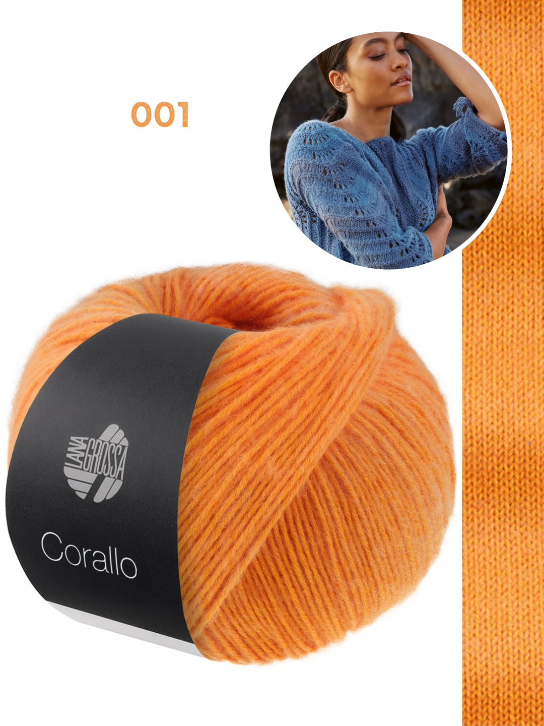 Strickpaket Corallo Quer gestrickter Pullover